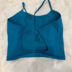 Free People Teal tank Top